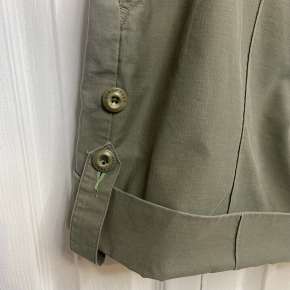 Horny Toad Womens Size 10 Roll Tab Shorts Olive Green Casual Pockets Hiking - Picture 4 of 9